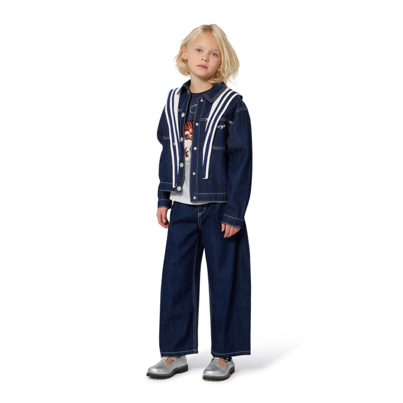 Jaqueta jeans KENZO KIDS 
                    GIRL