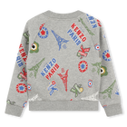 Sweatshirt molet&atilde;o estampada KENZO KIDS 
                    BOY