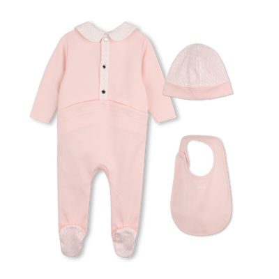 Conjunto de pijama, touca e babador MICHAEL KORS GIRL