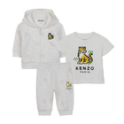 Conjunto t-shirt, cardigan e cal&ccedil;as KENZO KIDS 
                    UNISEX