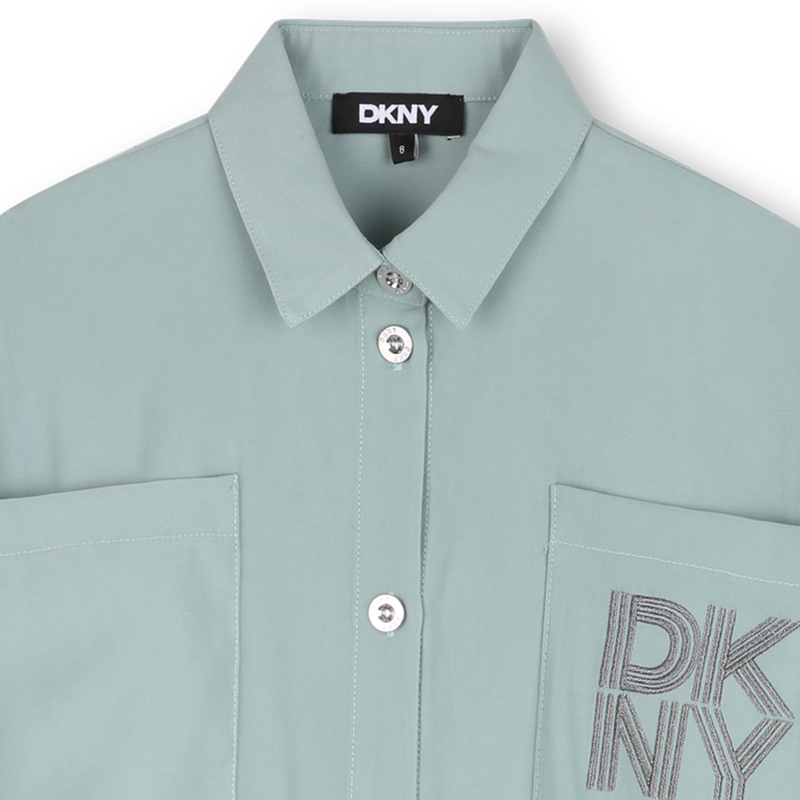Vestido de sarja DKNY 
                    GIRL