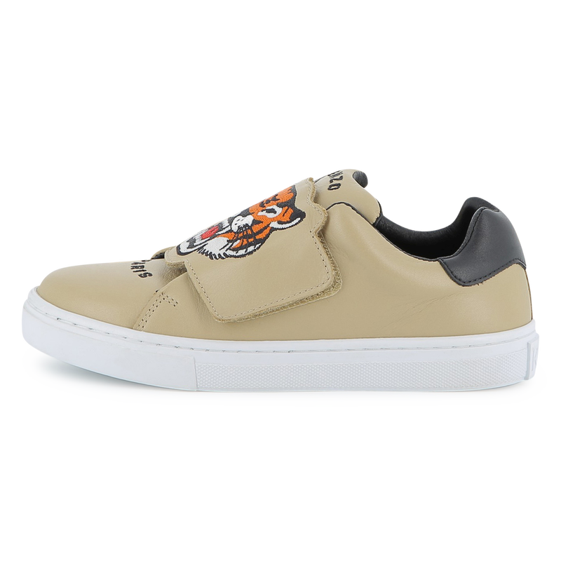 T&ecirc;nis de couro KENZO KIDS 
                        UNISEX