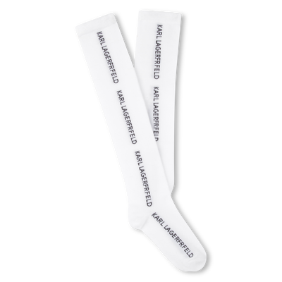 Socks with metallic detail KARL LAGERFELD KIDS GIRL