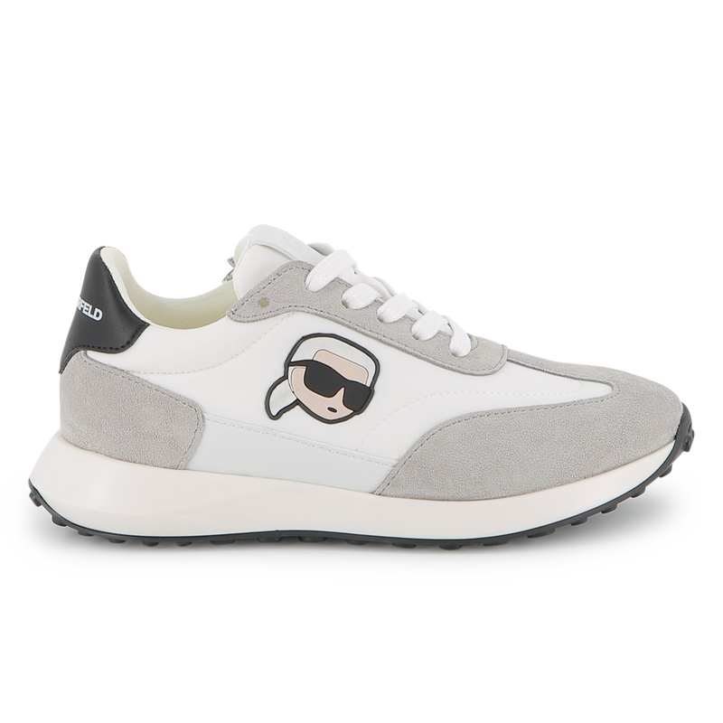 Tênis de cano baixo com cadarço KARL LAGERFELD KIDS 
                    BOY