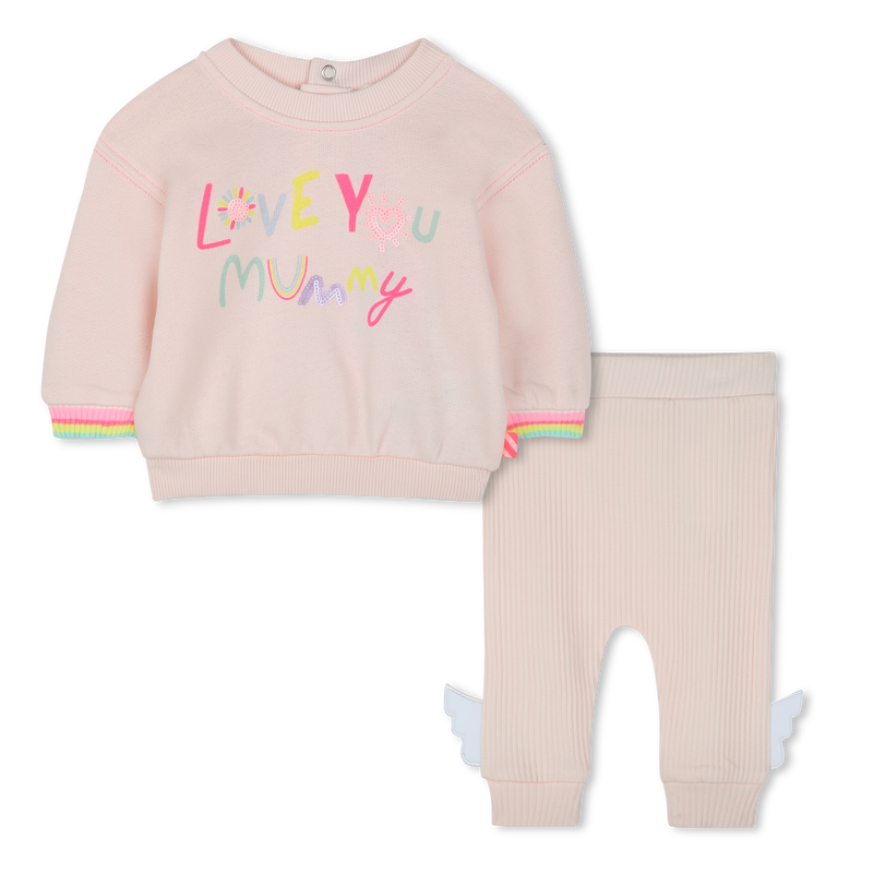 Conjunto sweatshirt e leggings BILLIEBLUSH 
                        GIRL