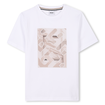 T-shirt manga curta em algod&atilde;o BOSS BOY