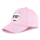 Bon&eacute; ajust&aacute;vel de algod&atilde;o KARL LAGERFELD KIDS 
                    GIRL