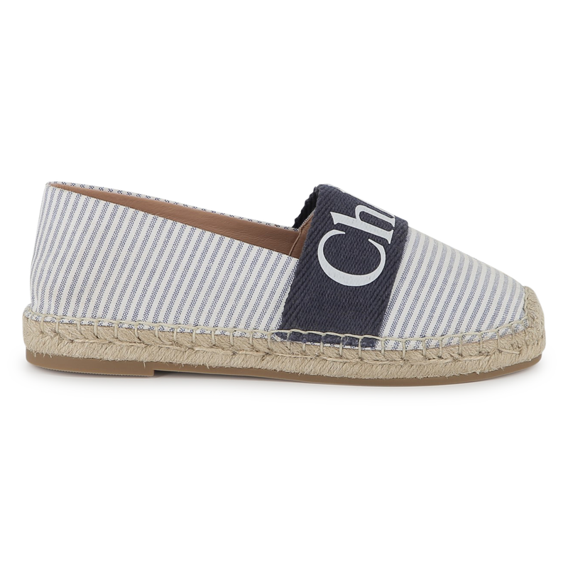 Striped canvas espadrilles CHLOE 
                    GIRL