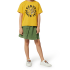 T-shirt manga curta de algod&atilde;o KENZO KIDS 
                    MENINA