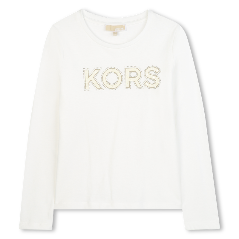 T-shirt de manga comprida em jersey MICHAEL KORS 
                    GIRL