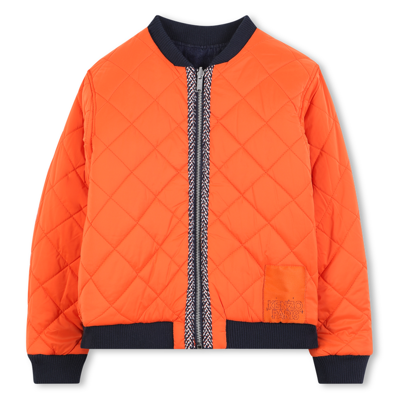 Jaqueta reversível com fecho de zíper KENZO KIDS 
                    UNISEX