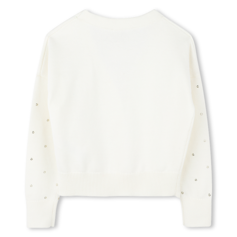 Casaco de malha com bot&otilde;es MICHAEL KORS 
                        GIRL