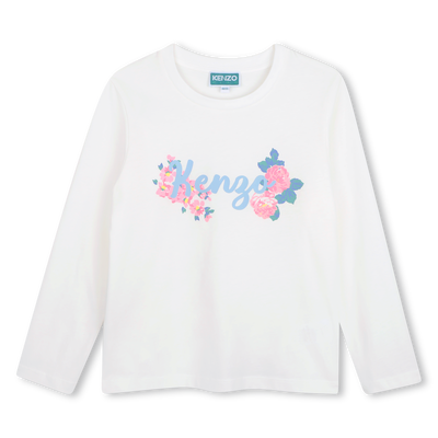 Camiseta de manga longa KENZO KIDS GIRL