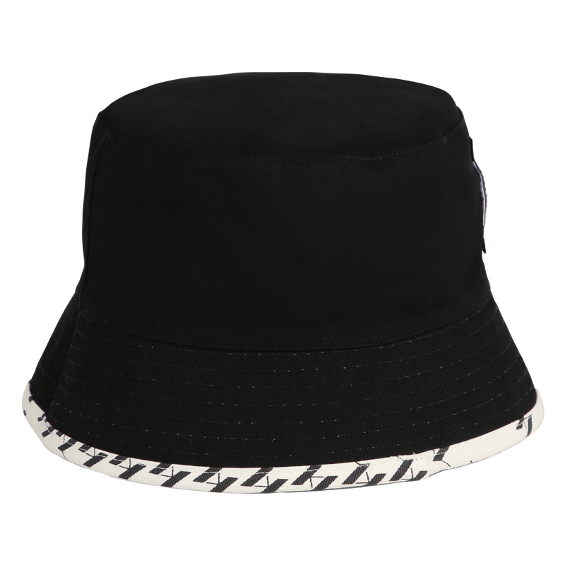 Reversible Cotton Bucket Hat KARL LAGERFELD KIDS 
                    BOY