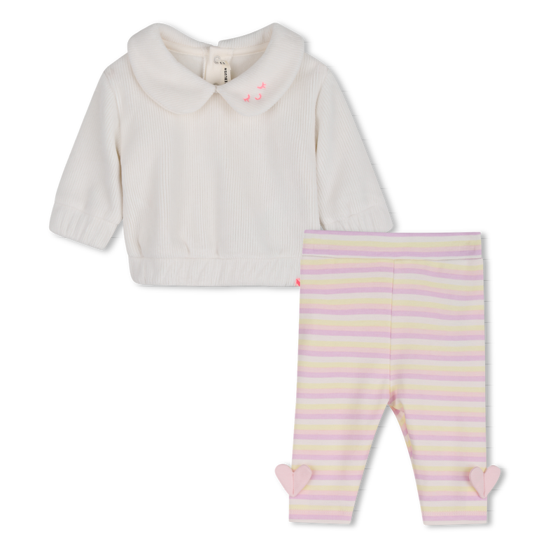 Conjunto de moletom e legging BILLIEBLUSH 
                        MENINA