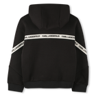 Cardigan com capuz KARL LAGERFELD KIDS 
                    BOY
