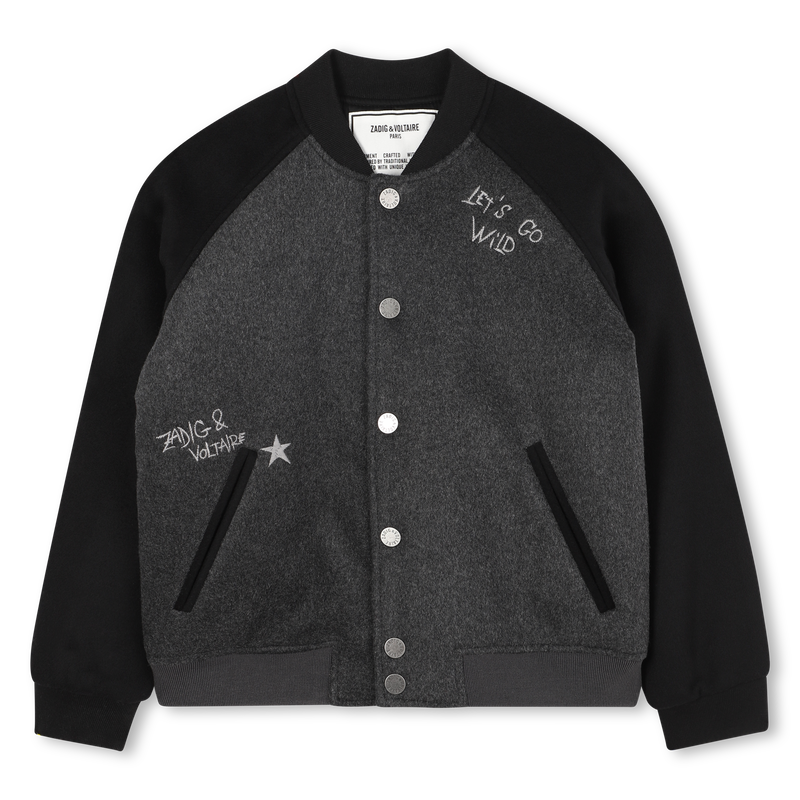 Jaqueta bomber bicolor ZADIG & VOLTAIRE 
                    UNISEX