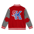 Blus&atilde;o de l&atilde; bordado KENZO KIDS 
                    GIRL