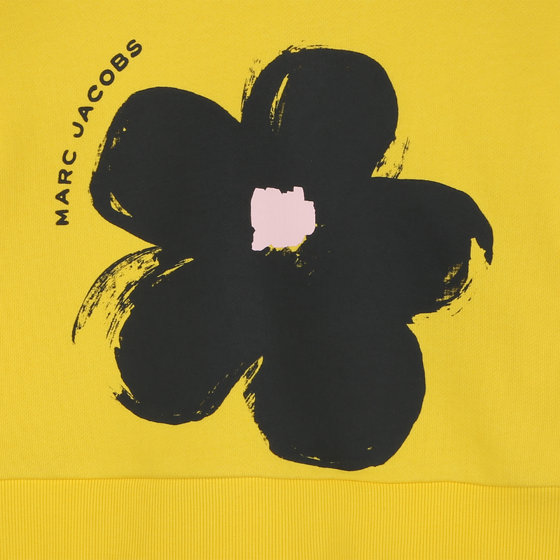 Sweatshirt molet&atilde;o de algod&atilde;o MARC JACOBS 
                        GIRL