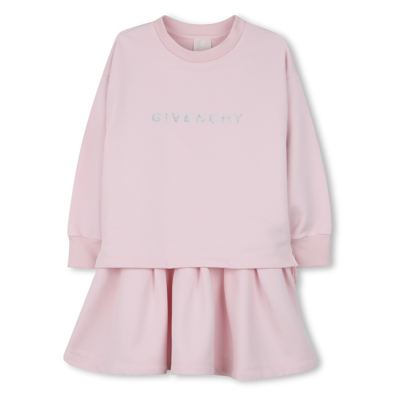 Vestido com calças plissadas e fendas GIVENCHY 
                    GIRL