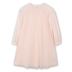Vestido bimaterial BILLIEBLUSH 
                    GIRL