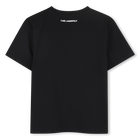 T-shirt de manga curta KARL LAGERFELD KIDS 
                    GIRL