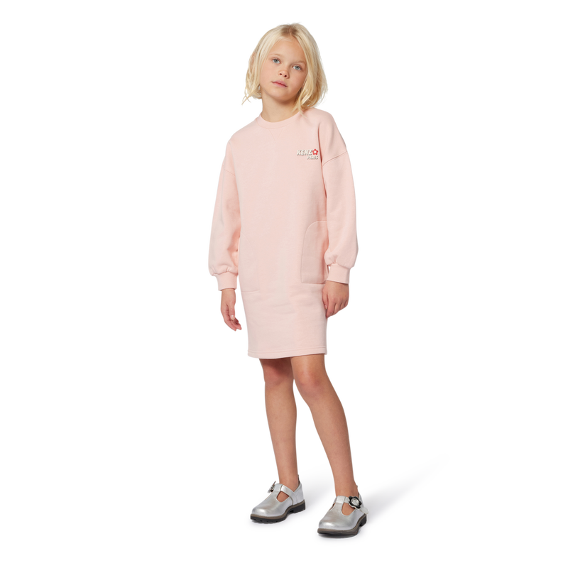 Vestido com bolsos frontais KENZO KIDS 
                    GIRL