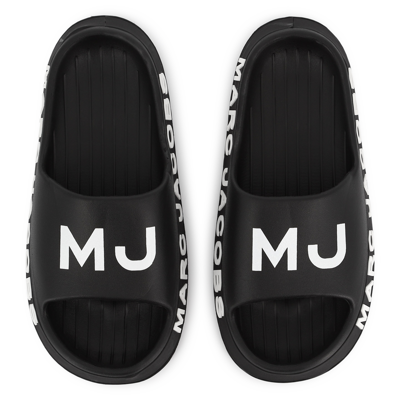 Chinelos com log&oacute;tipo MARC JACOBS 
                        BOY