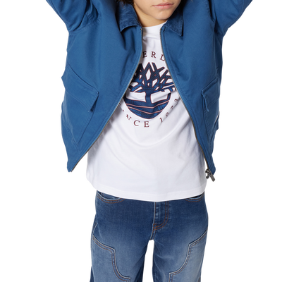 T-shirt com log&oacute;tipo TIMBERLAND MENINO