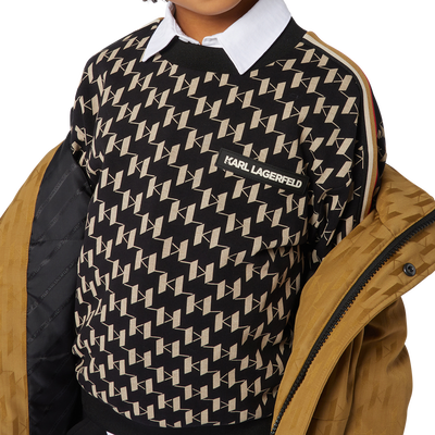Sweatshirt estampada KARL LAGERFELD KIDS BOY