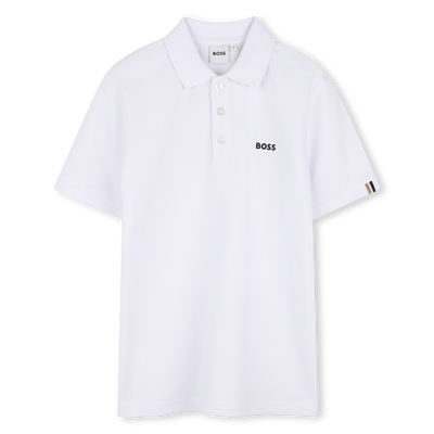 Polo de manga curta BOSS MENINO