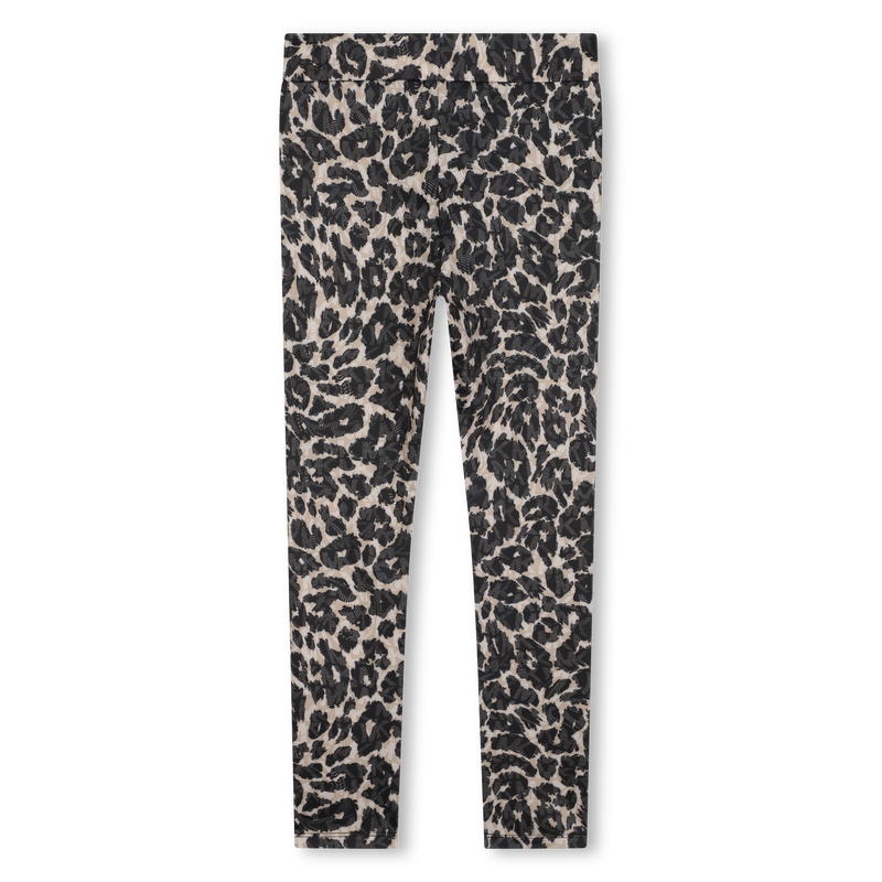 Leggings com padr&atilde;o animal MICHAEL KORS 
                        GIRL
