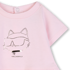 Conjunto de vestidos e leggings KARL LAGERFELD KIDS 
                    GIRL