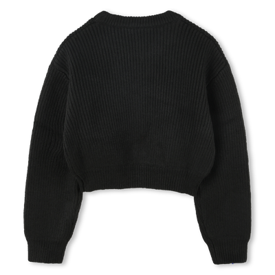 Camisola cropped com log&oacute;tipo HUGO GIRL