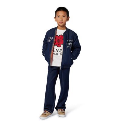 Tênis de couro KENZO KIDS UNISEX