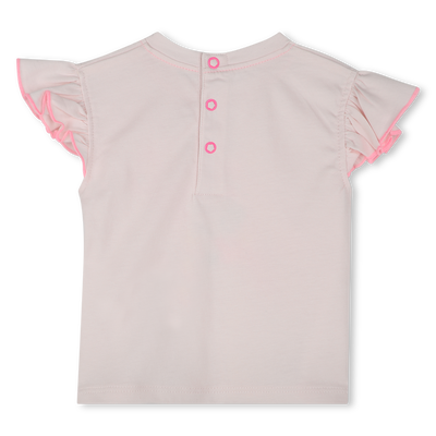 T-shirt em algodão prensado BILLIEBLUSH GIRL
