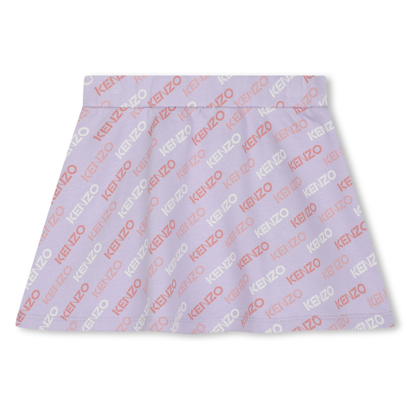 Flared Logo-Printed Skirt KENZO KIDS 
                    GIRL