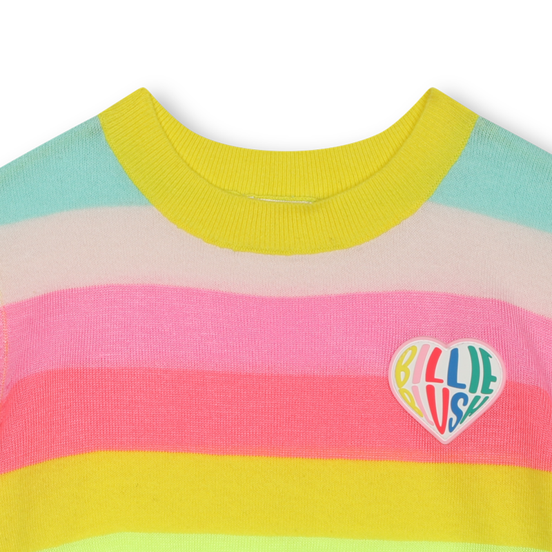 Striped knitted sweater BILLIEBLUSH 
                    GIRL