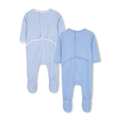 Conjunto de dois pijamas de algodão KENZO KIDS UNISEX
