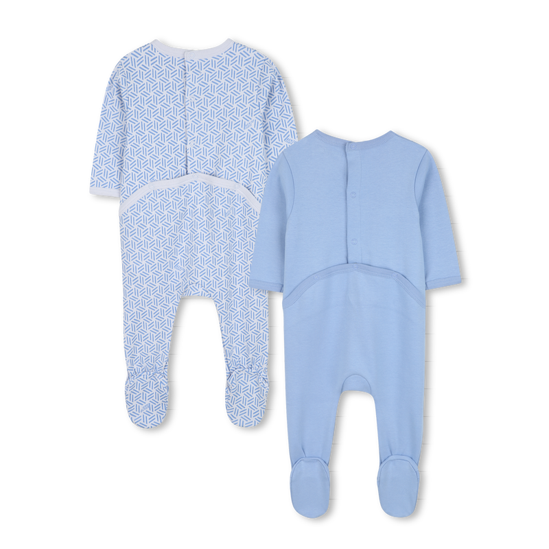 Conjunto de dois pijamas de algodão KENZO KIDS 
                    UNISEX