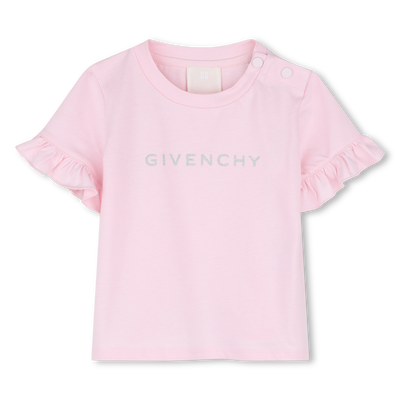 T-shirt com folhos GIVENCHY GIRL