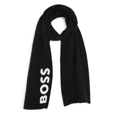 Cachecol em malha de algod&atilde;o BOSS MENINO