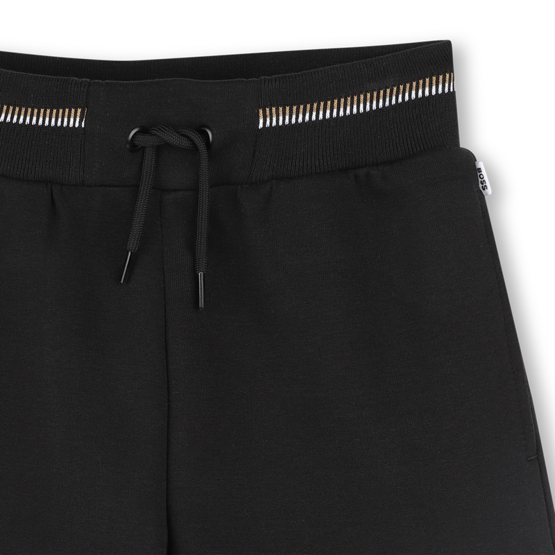 Bermudas jogging com log&oacute;tipo BOSS 
                        BOY