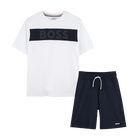 T-shirt e cal&ccedil;&otilde;es de algod&atilde;o BOSS 
                    BOY