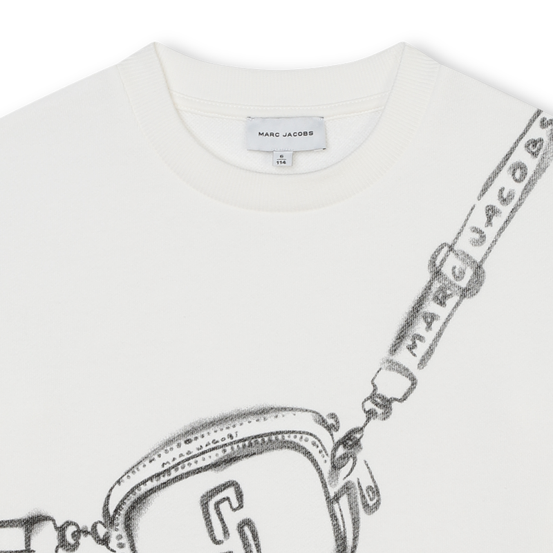 Cotton Fleece Sweatshirt THE MARC JACOBS 
                    GIRL