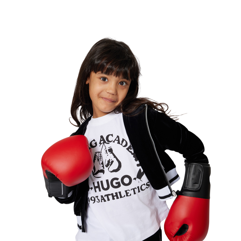 Cardigan com capuz HUGO 
                    GIRL