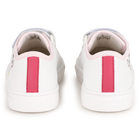 T&eacute;nis com riscas de gancho e la&ccedil;o MARC JACOBS 
                    GIRL