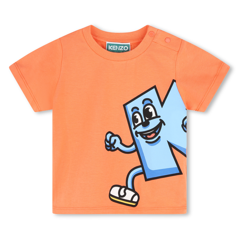 T-shirt e calções em algodão KENZO KIDS 
                    BOY