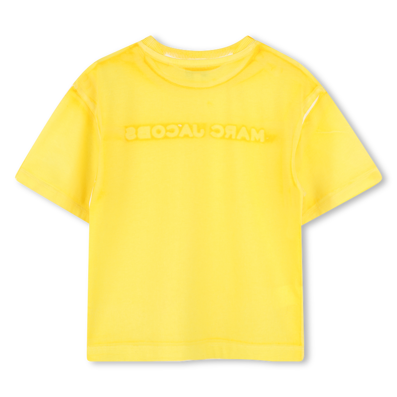 T-shirt de algod&atilde;o com bordado MARC JACOBS 
                        UNISEX