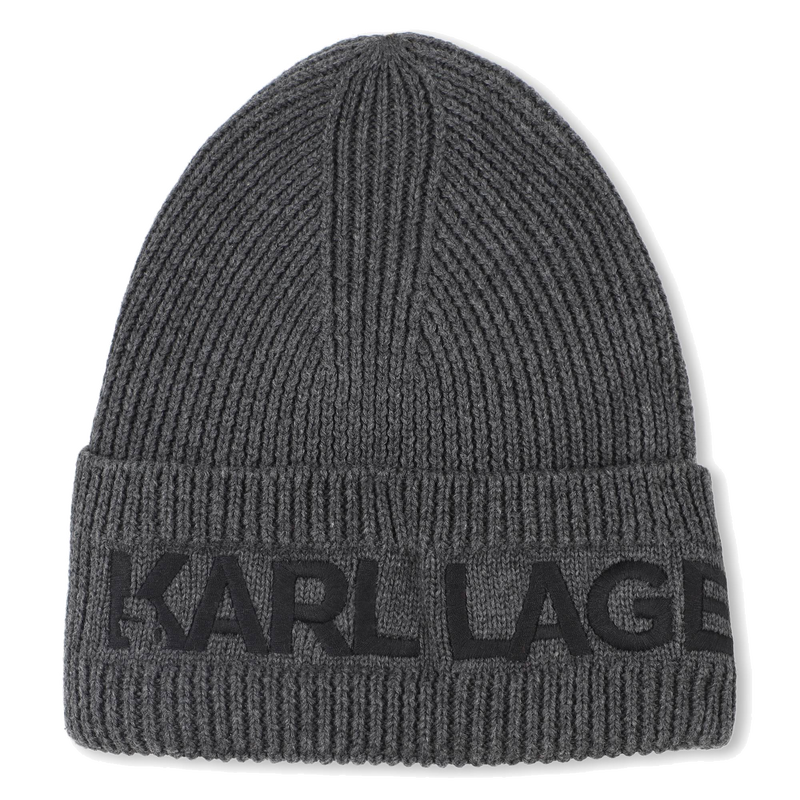 Conjunto de gorro de malha + gola KARL LAGERFELD KIDS 
                        BOY